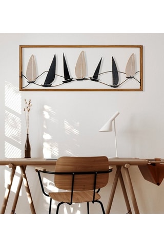 Wanddecoratie Guzelce 
Beige en Zwart