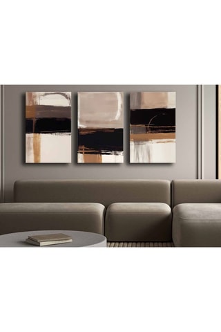 3 tableaux en pin