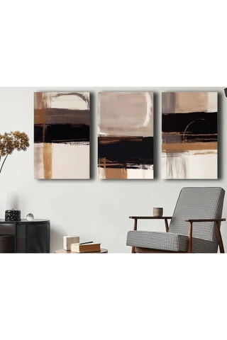3 tableaux en pin