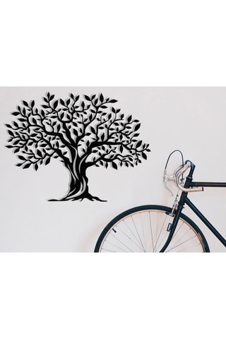 Wanddecoratie -  69 x 52 x 0,12 cm - Zwart
