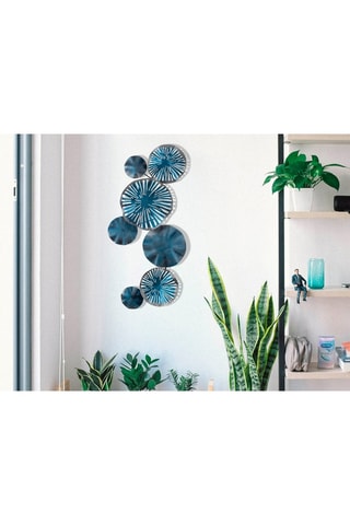 Wanddecoratie Astrid 79 x 35 cm - Blauw