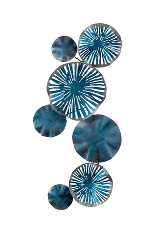 Wanddecoratie Astrid 79 x 35 cm - Blauw