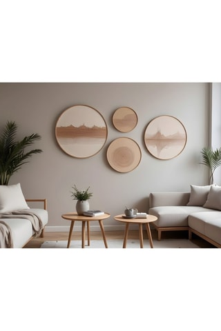 4-delige Wanddecoratie