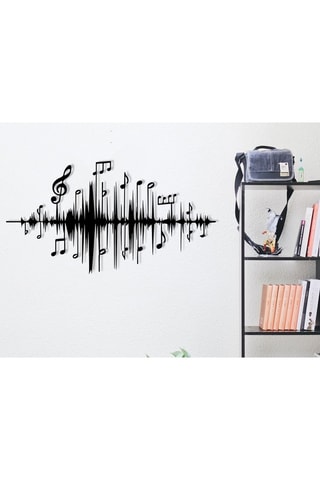 Wanddecoratie Lal - 69 x 37 cm - Zwart