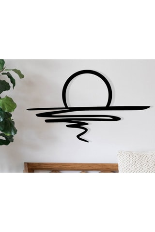 Wanddecoratie Sparkle - 70 x 41 cm - Zwart