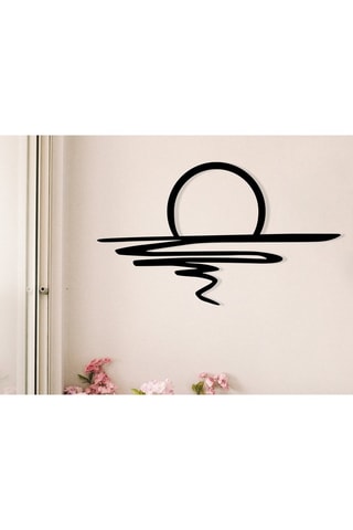 Wanddecoratie Sparkle - 70 x 41 cm - Zwart