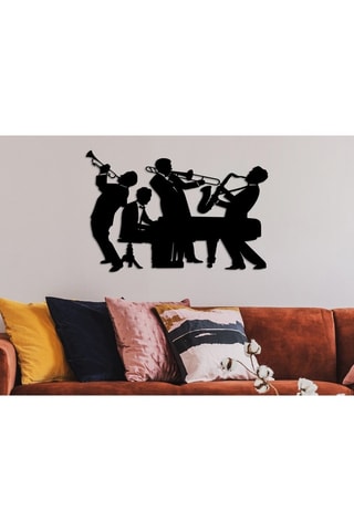Wanddecoratie 
Zwart - 70 x 46 cm
