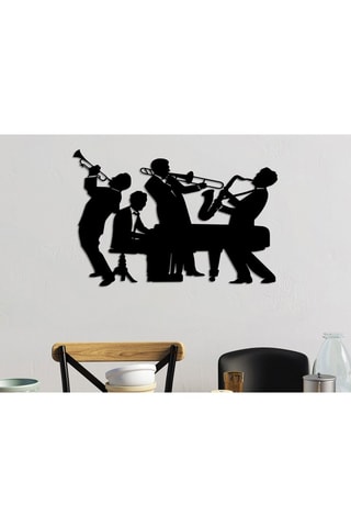 Wanddecoratie 
Zwart - 70 x 46 cm