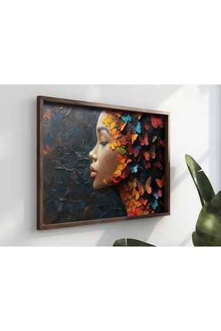 Mdf Wanddecoratie René3 - 35 x 47 cm