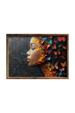 Mdf Wanddecoratie René3 - 35 x 47 cm