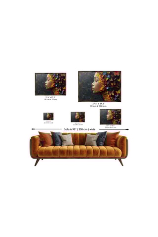 Mdf Wanddecoratie René3 - 35 x 47 cm