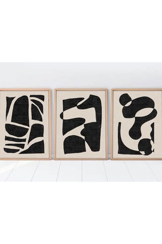 3 tableaux en MDF Sabine3 - 50 x 70 cm