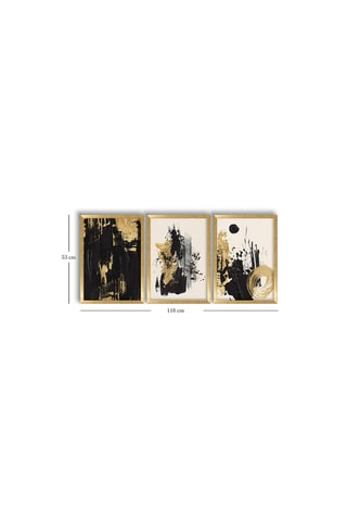 3 tableaux en bois