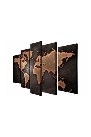 5-delige Wanddecoratie op Canvas Wenceslas - 92 x 56 cm