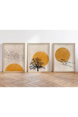 3 tableaux en bois massif Huhu