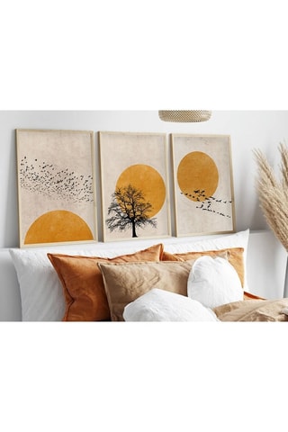 3 tableaux en bois massif Huhu