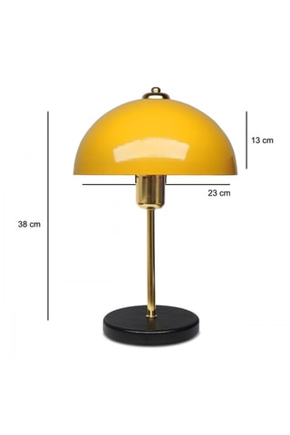 Tafellamp  Geel