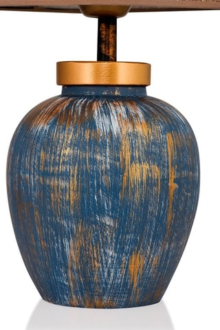 Tafellamp TM167 - Blauw en Bruin