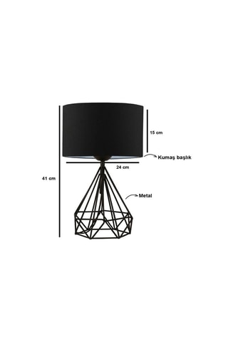 2 Tafellampen  AYD-2974 - Zwart