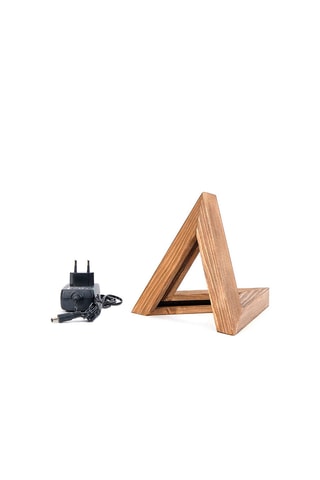 Rubberhouten Tafellamp KN02 - Naturel - 12 V