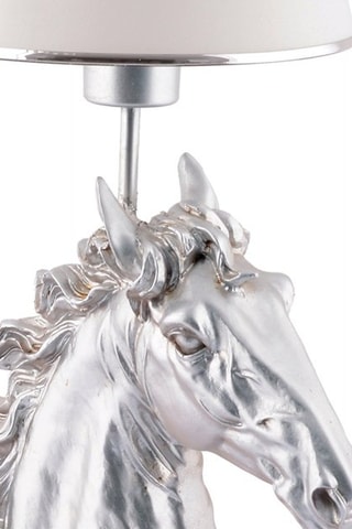 Tafellamp Horse - Wit - 40 W