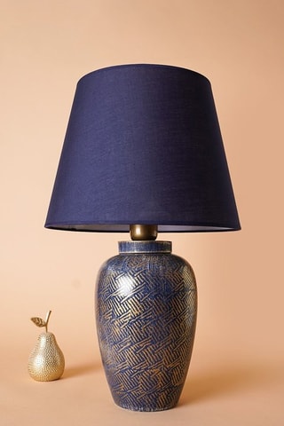Keramische Tafellamp YL576 - Donkerblauw - 60 W