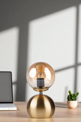 Tafellamp - Goudkleurig en Beige - 40 W