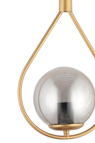 Hanglamp - Goudkleurig en Grijs - 40 W