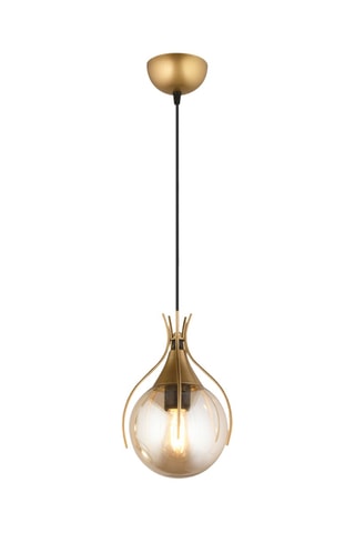 Hanglamp - Goudkleurig en Beige - 40 W