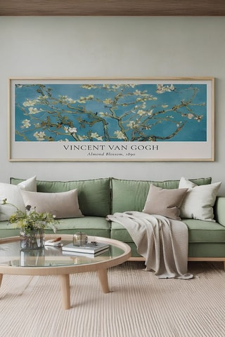 Wanddecoratie Amandelbloesem - Vincent Van Gogh - 50 x 120 cm