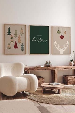 3-delige Wanddecoratie - 33 x 48 cm