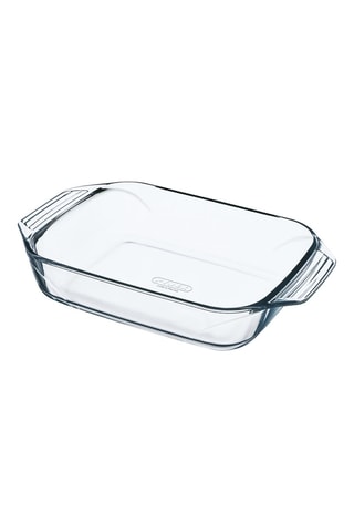 Travessa para forno em vidro - 35 x 23 x 6 cm