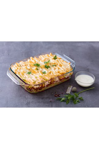 Travessa para forno em vidro - 35 x 23 x 6 cm