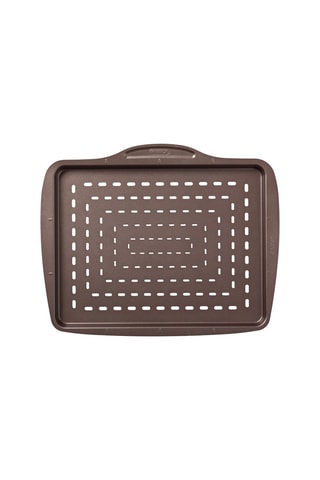 Tabuleiro para pizza retangular Asimetria 37 x 29 cm