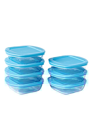 7 travessas em vidro borossilicato com tampa My first Pyrex® - 35 cl