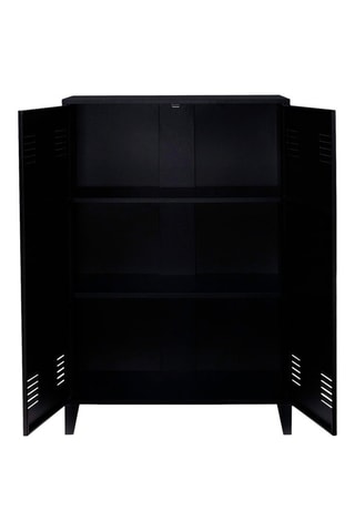 Móvel de arrumação 2 portas Storen Preto