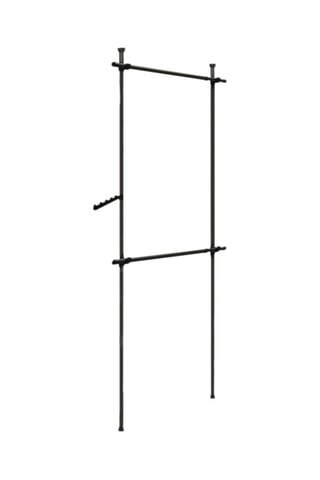 Roupeiro telescópico - 77/112 x 2,5 x 103/278 cm