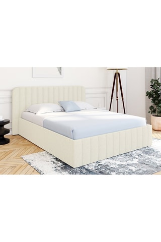 Cama com arrumação e sommier Valentina - Área de deitar 140 x 190 cm
