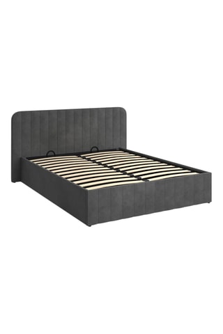 Cama com arrumação Valentina - Cinzento