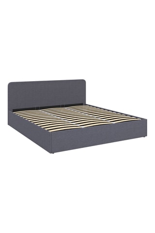 Cama com arrumação com sommier de madeira Louise - Área de deitar 180 x 200 cm