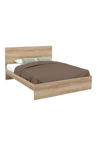 Cama Oklahoma - Imitação de madeira clara