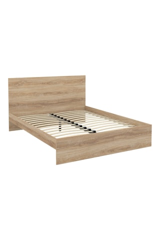 Cama Oklahoma - Imitação de madeira clara