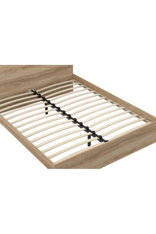 Cama Oklahoma - Imitação de madeira clara