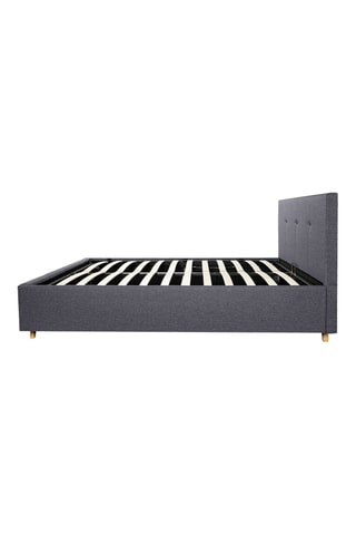 Cama com arrumação e sommier Luléa - Antracite