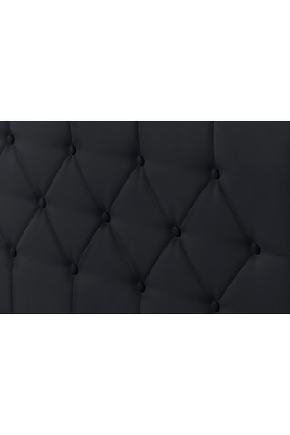 Cama com arrumação e sommier Hannah - Preto