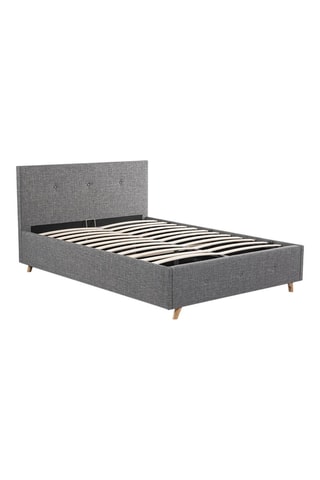 Cama com arrumação e sommier Luléa - Antracite