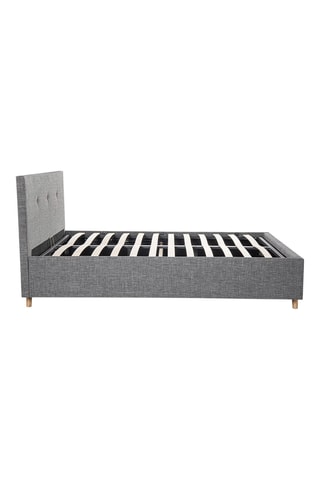 Cama com arrumação e sommier Luléa - Antracite