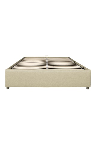 Cama com arrumação e estrado Otto Bege