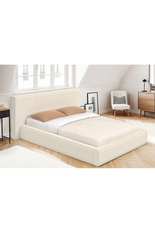 Cama com arrumação e sommier Joyce - Área de deitar 140 x 190 cm