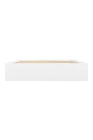 Estrutura de cama Orem com estrato e arrumação integrada - 140 x 190 cm